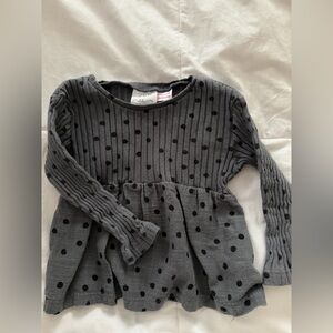 Zara Charcoal long sleeve shirt